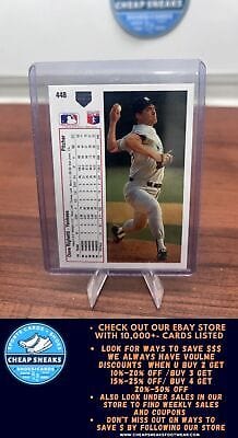 Cheap Sneaks Footwear/Sports Cards Baseball Card Dave Righetti 1991 Upper Deck #448d New York Yankees