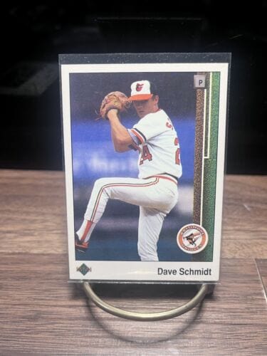 Cheap Sneaks Footwear/Sports Cards Baseball Card Dave Schmidt P Baltimore Orioles 1989 *Upper Deck #447  *First Year Ma