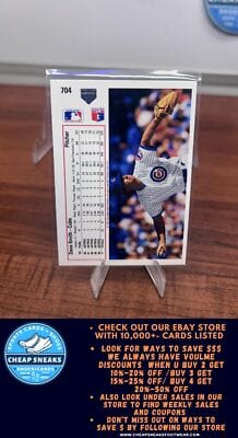 Cheap Sneaks Footwear/Sports Cards Baseball Card Dave Smith 1991 Upper Deck #704 Chicago Cubs