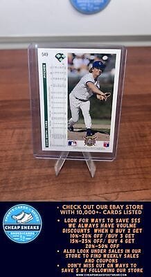 Cheap Sneaks Footwear/Sports Cards Baseball Card Dave Smith 1992 Upper Deck Factory Set Gold Hologram #549 Chicago Cubs
