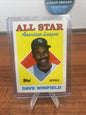 Cheap Sneaks Footwear/Sports Cards Baseball Card Dave Winfield 1988 Topps #392 All Star  New York Yankees