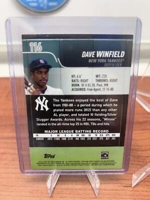 Cheap Sneaks Footwear/Sports Cards Baseball Card Dave Winfield 2022 Stadium Club #116 New York Yankees