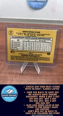 Cheap Sneaks Footwear/Sports Cards Baseball Card David Cone 1987 Donruss The Rookies #35 New York Mets