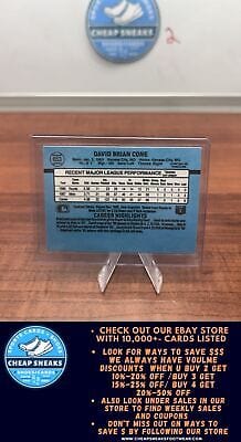 Cheap Sneaks Footwear/Sports Cards Baseball Card David Cone 1988 Donruss #653 New York Mets