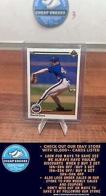 Cheap Sneaks Footwear/Sports Cards Baseball Card David Cone 1990 Upper Deck #224 New York Mets