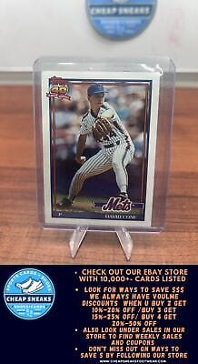 Cheap Sneaks Footwear/Sports Cards Baseball Card David Cone 1991 Topps #680 New York Mets