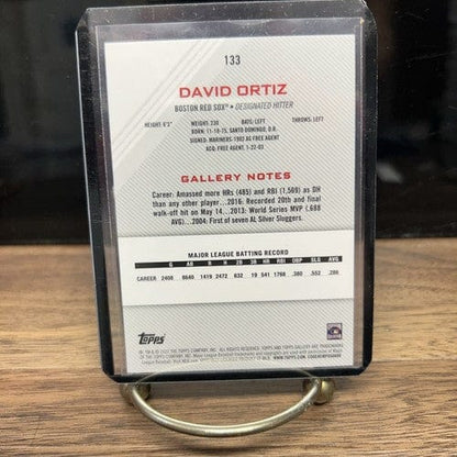 Cheap Sneaks Footwear/Sports Cards Baseball Card David Ortiz 2022 Topps Gallery Rainbow Foil Refractor Parallel  #133 R