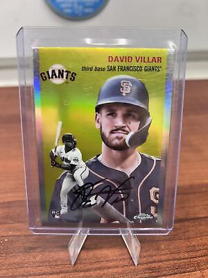 Cheap Sneaks Footwear/Sports Cards Baseball Card David Villar 2023 Topps Chrome Platinum  Anniversary Silver Refractor