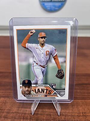 Cheap Sneaks Footwear/Sports Cards Baseball Card David Villar 2023 Topps Series 1 Rookie Baseball Card #277 San Francis