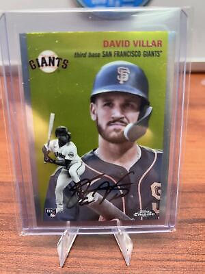 Cheap Sneaks Footwear/Sports Cards Baseball Card David Villar RC 2023 Topps Chrome Platinum Anniversary #48 San Francis