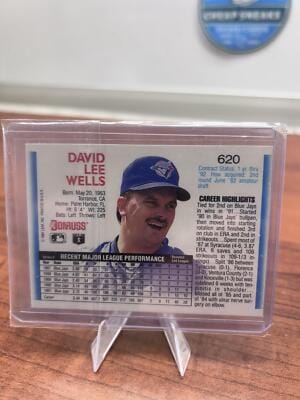 Cheap Sneaks Footwear/Sports Cards Baseball Card David Wells 1992 Donruss #620c Toronto Blue Jays