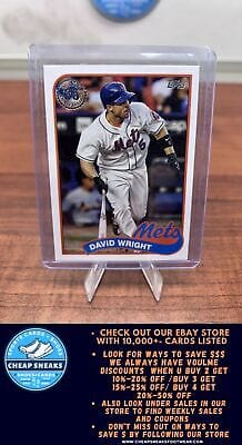 Cheap Sneaks Footwear/Sports Cards Baseball Card David Wright 2024 Topps 1989 Topps Baseball 35th Anniversary #89B2-15