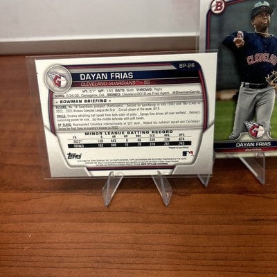 Cheap Sneaks Footwear/Sports Cards Baseball Card Dayan Frias 2023 Bowman Chrome Cleveland Guardians Baseball Card#BP-26