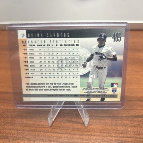 Cheap Sneaks Footwear/Sports Cards Baseball Card Deion Sanders 1996 Donruss Baseball Card #405 San Francisco Giants MLB