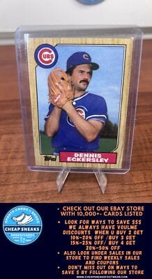 Cheap Sneaks Footwear/Sports Cards Baseball Card Dennis Eckersley 2011 Topps 60 Years of Topps #60YOT-36 Chicago Cubs