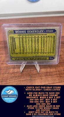 Cheap Sneaks Footwear/Sports Cards Baseball Card Dennis Eckersley 2011 Topps 60 Years of Topps #60YOT-36 Chicago Cubs