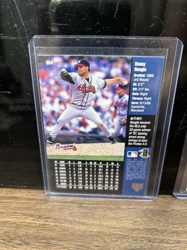 Cheap Sneaks Footwear/Sports Cards Baseball Card Denny Neagle Atlanta Braves Lot (2) 1998 Topps #185,1998 Upper Deck #3