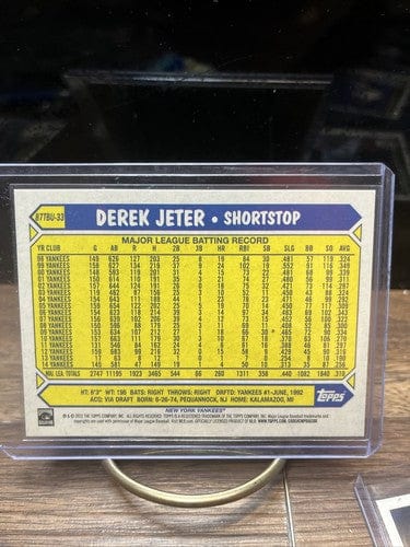 Cheap Sneaks Footwear/Sports Cards Baseball Card Derek Jeter New York Yankees 2022 Topps Update  1987 35th Anniversary
