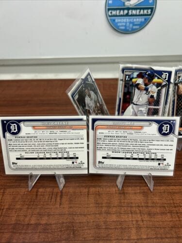 Cheap Sneaks Footwear/Sports Cards Baseball Card Detroit Tigers Bowman Prospects Team Set (7) Lee,Rucker,Jimenez,Clark,