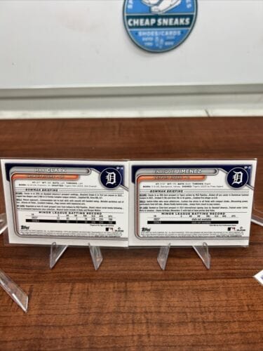 Cheap Sneaks Footwear/Sports Cards Baseball Card Detroit Tigers Bowman Prospects Team Set (7) Lee,Rucker,Jimenez,Clark,