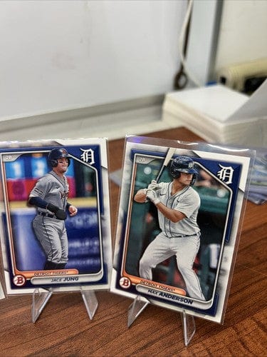 Cheap Sneaks Footwear/Sports Cards Baseball Card Detroit Tigers Bowman Prospects Team Set (7) Lee,Rucker,Jimenez,Clark,