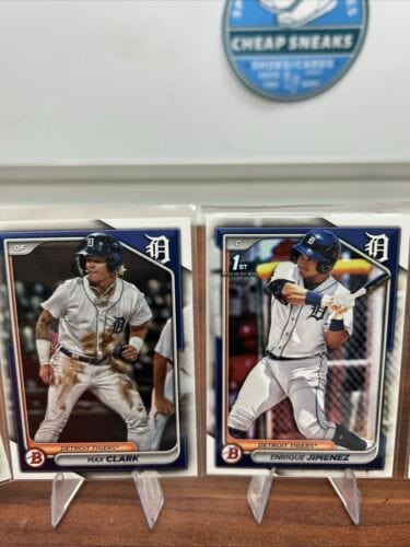 Cheap Sneaks Footwear/Sports Cards Baseball Card Detroit Tigers Bowman Prospects Team Set (7) Lee,Rucker,Jimenez,Clark,