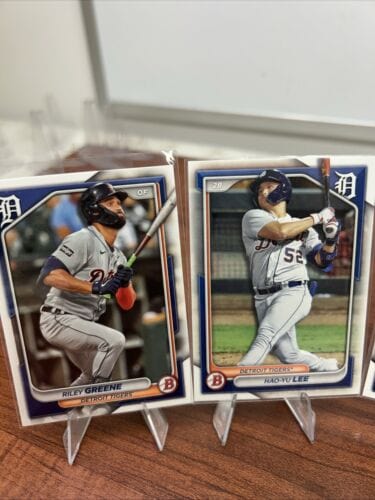 Cheap Sneaks Footwear/Sports Cards Baseball Card Detroit Tigers Bowman Prospects Team Set (7) Lee,Rucker,Jimenez,Clark,