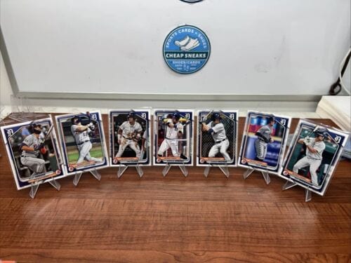 Cheap Sneaks Footwear/Sports Cards Baseball Card Detroit Tigers Bowman Prospects Team Set (7) Lee,Rucker,Jimenez,Clark,