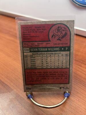 Cheap Sneaks Footwear/Sports Cards Baseball Card Devin Williams 2024 Topps Heritage #330 Milwaukee Brewers