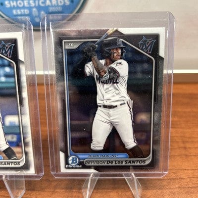 Cheap Sneaks Footwear/Sports Cards Baseball Card Deyvison De Los Santos 2024 Bowman Draft Chrome  #BDC-134 Marlins