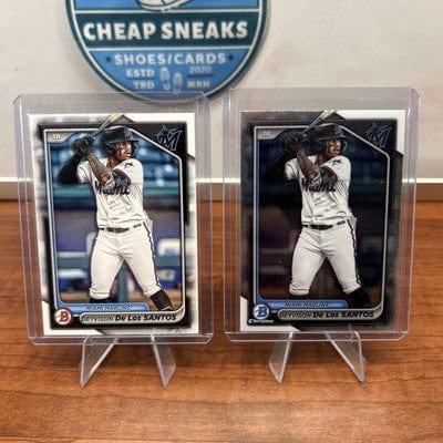 Cheap Sneaks Footwear/Sports Cards Baseball Card Deyvison De Los Santos 2024 Bowman Draft Chrome  #BDC-134 Marlins