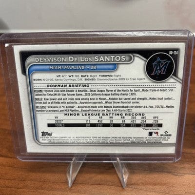 Cheap Sneaks Footwear/Sports Cards Baseball Card Deyvison De Los Santos 2024 Bowman Draft Chrome  #BDC-134 Marlins
