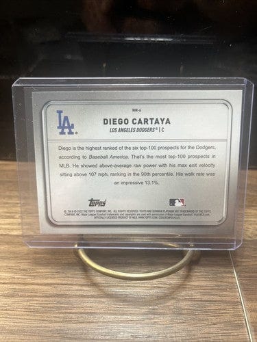 Cheap Sneaks Footwear/Sports Cards Baseball Card Diego Cartaya 22 Bowman Platinum Minted In Merit #MM6 - NRMT+ Dodgers