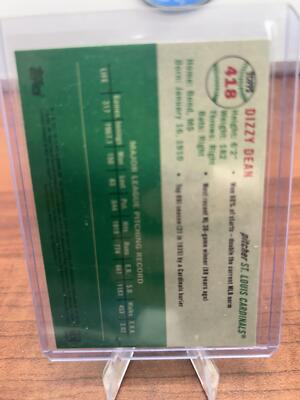 Cheap Sneaks Footwear/Sports Cards Baseball Card Dizzy Dean 2023 Topps Chrome Platinum Anniversary #418 Cardinals
