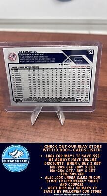 Cheap Sneaks Footwear/Sports Cards Baseball Card DJ LeMahieu 2023 Topps Chrome #153 New York Yankees