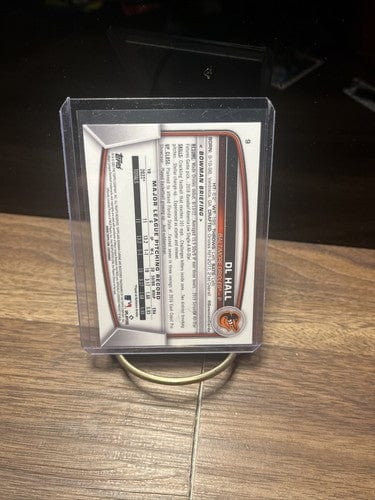 Cheap Sneaks Footwear/Sports Cards Baseball Card DL Hall RC 2023 Bowman Chrome Mojo Mega Box Refractor RC #9 Orioles Ro