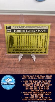 Cheap Sneaks Footwear/Sports Cards Baseball Card Domingo Ramos 1990 Topps #37 Chicago Cubs