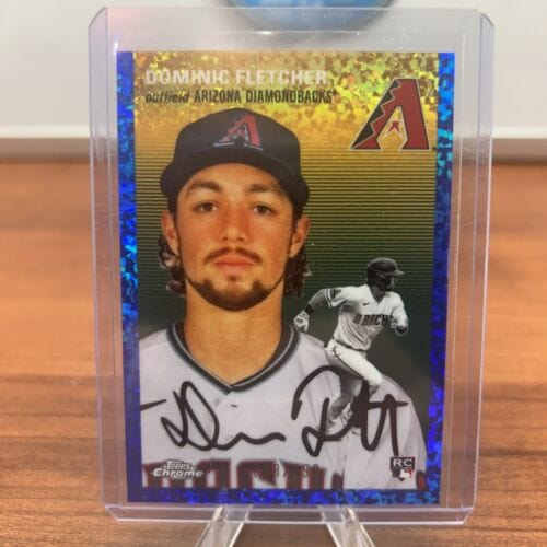 Cheap Sneaks Footwear/Sports Cards Baseball Card Dominic Fletcher (RC) 2023 Topps Chrome Platinum #106 Blue Mini-Diamon