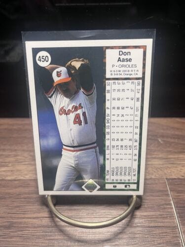 Cheap Sneaks Footwear/Sports Cards Baseball Card Don Aase P Baltimore Orioles 1989 Upper Deck Card #450