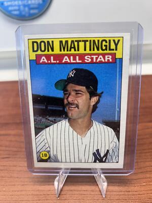 Cheap Sneaks Footwear/Sports Cards Baseball Card Don Mattingly 1986 Topps #712 New York Yankees