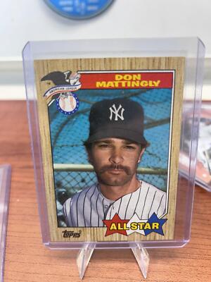 Cheap Sneaks Footwear/Sports Cards Baseball Card Don Mattingly 1987 Topps #606b New York Yankees