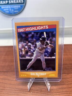 Cheap Sneaks Footwear/Sports Cards Baseball Card Don Mattingly 1988 Score #658 New York Yankees