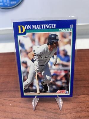 Cheap Sneaks Footwear/Sports Cards Baseball Card Don Mattingly 1991 Score #23 New York Yankees