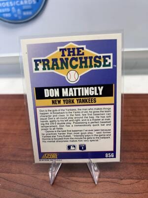 Cheap Sneaks Footwear/Sports Cards Baseball Card Don Mattingly 1991 Score #856 New York Yankees