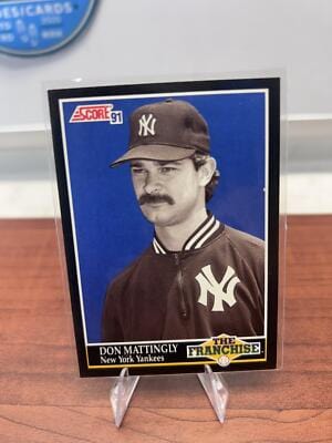 Cheap Sneaks Footwear/Sports Cards Baseball Card Don Mattingly 1991 Score #856 New York Yankees