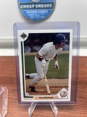 Cheap Sneaks Footwear/Sports Cards Baseball Card Don Mattingly 1991 Upper Deck Baseball  #354 New York Yankees