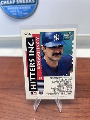 Cheap Sneaks Footwear/Sports Cards Baseball Card Don Mattingly 1995 Score Platinum Team Sets #564 New York Yankees
