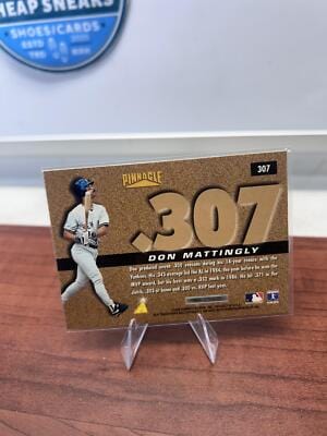 Cheap Sneaks Footwear/Sports Cards Baseball Card Don Mattingly 1996 Pinnacle #307 New York Yankees