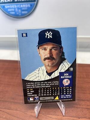Cheap Sneaks Footwear/Sports Cards Baseball Card Don Mattingly 1996 Pinnacle #99 New York Yankees