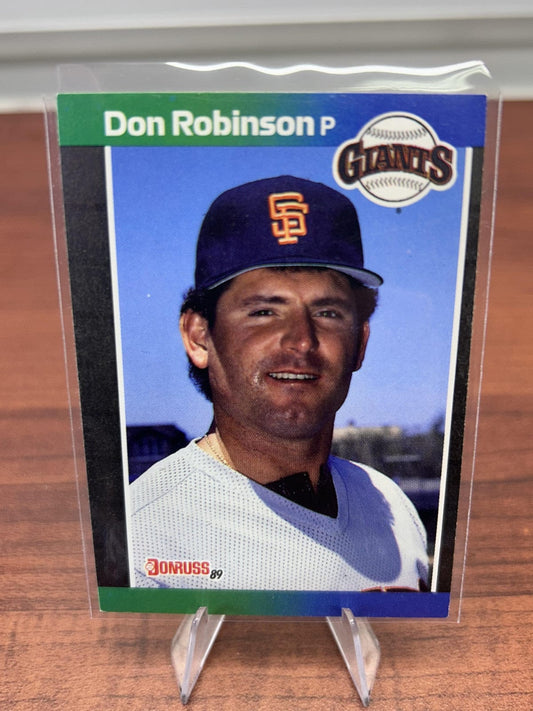 Cheap Sneaks Footwear/Sports Cards Baseball Card Don Robinson 1989 Donruss #571 San Francisco Giants